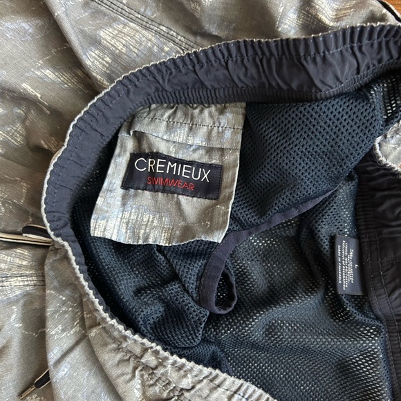 Cremieux Adjustable Men’s Light Grey Swim Shorts Size Large - Picture 6 of 11